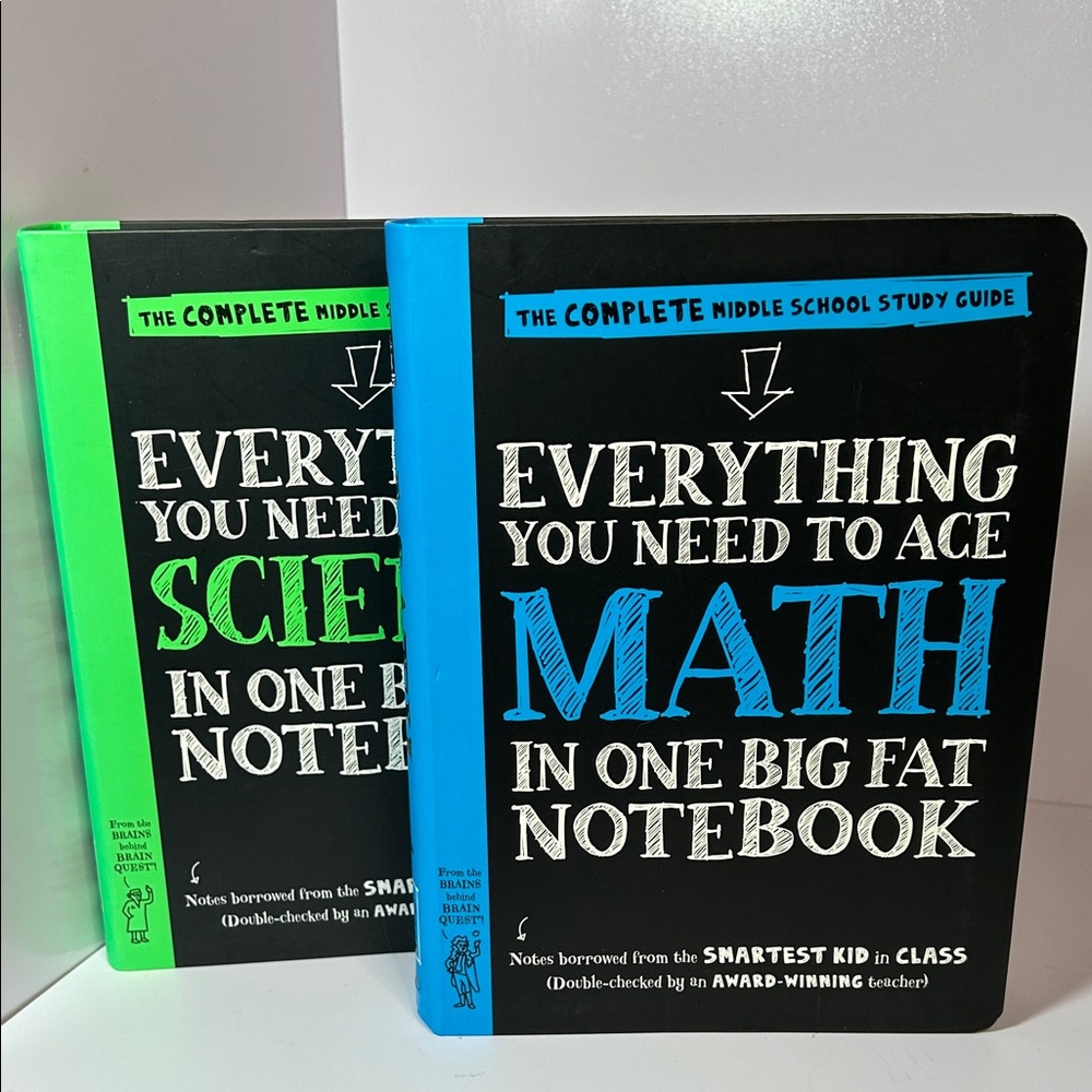 Everything you need to Ace Math and Science in One Fat Notebook Books
